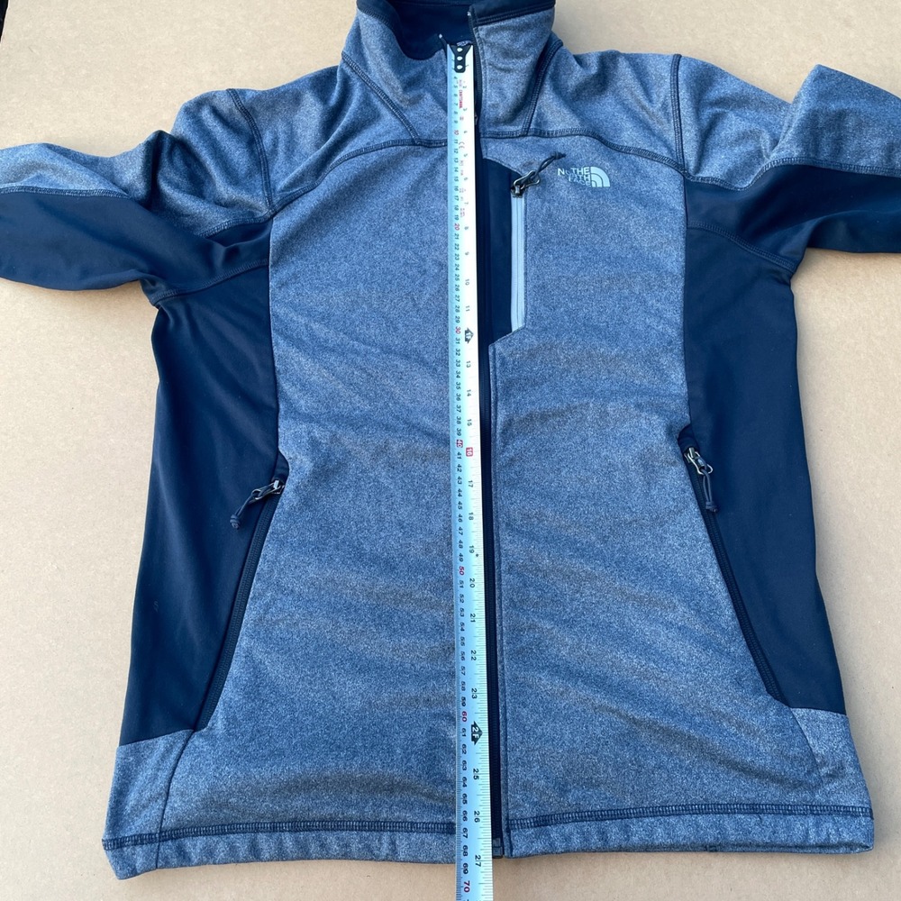 The North Face Full Zip Cinder Tenacious Jacket Mens M Blue Hiking Performance - Picture 7 of 9